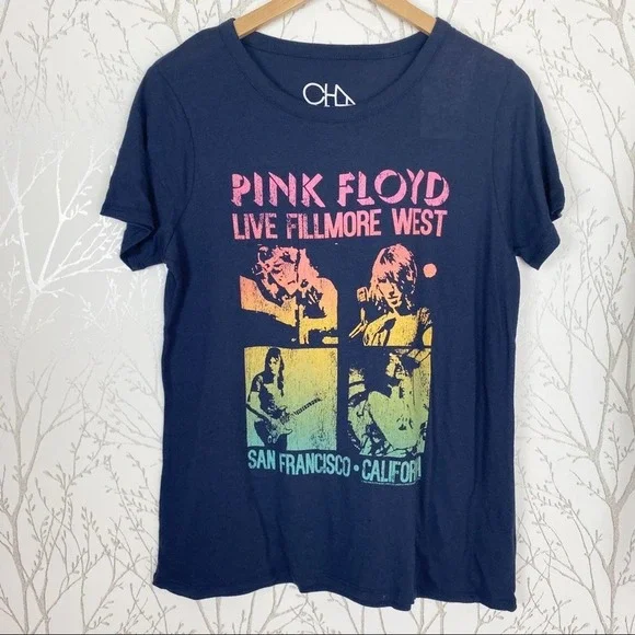 CHASER Pink Floyd Fillmore West Concert Tee NWT M - Picture 2 of 8